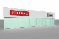 Rule In case 2 or more Pole Signs are placed at a dealer outlet, you must select either vertical or horizontal combination to express the HINO