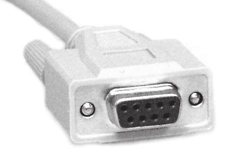 4.2 Interface Connector: RS-232 9-pin D-sub using the RS 232 cable AA2005 RS-232: 19200,8,n,1 (i.e. 19200 bits per second, 8 data bits, no parity bit, 1 stop bit) There is no flow control/handshaking; therefore commands must be sent one by one, waiting for each response.