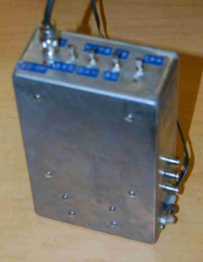 BCARES D-11 ATV Transmitter Home brew 70cm, 1 watt, 2 channel, AM-TV transmitter using a PC