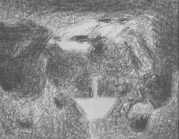 Drawing Georges Seurat Sous la