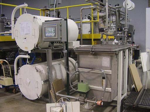 Horizontal treater and dryers for
