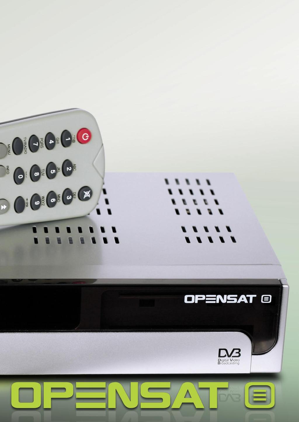 If you open this flap it reveals seven buttons to operate the receiver without remote control, a CI slot for all standard modules like Irdeto, Seca, Viaccess, Cryptoworks or Nagravision, a Conax card