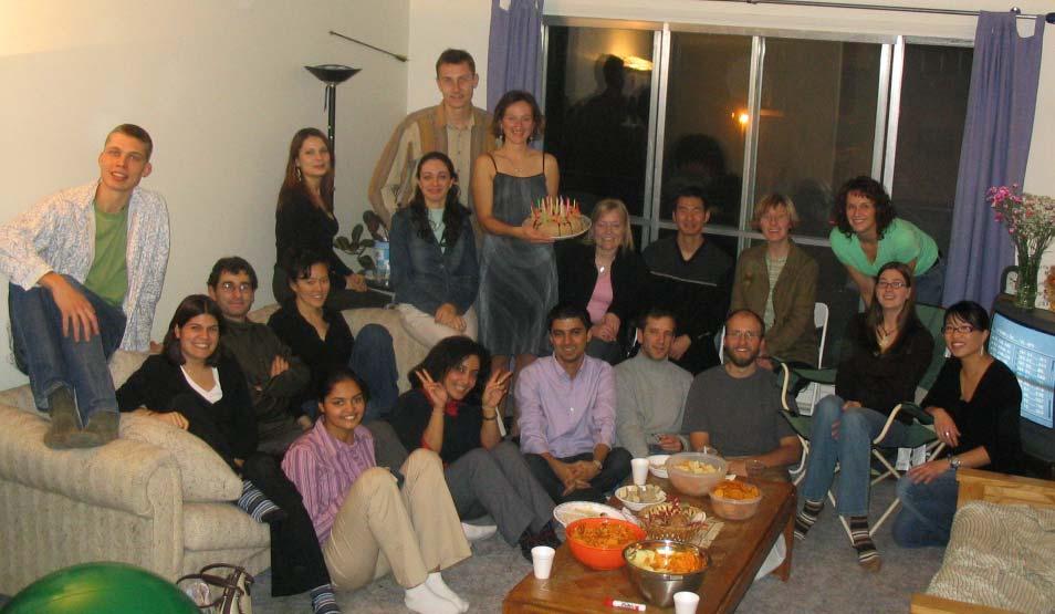November 2005 During 2005, in just 6 months, six of my closest friends moved from Edmonton: Louise, Nasser and Enrique moved to