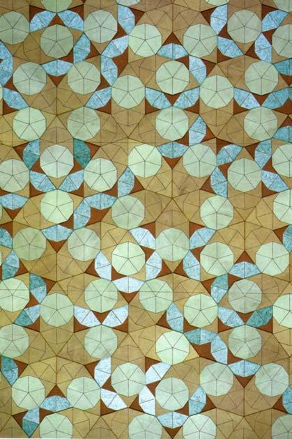 Applications of the Golden Section to tilings and tessellations were dealt with in the workshop with Michael Kidner.