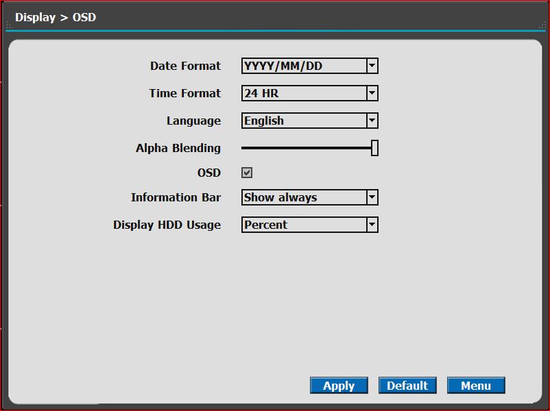 3-4. SETUP Mode Access Setup menu from Right Clicking mouse button to Popup Menu.