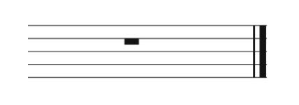 47 Level Two Glossary Alto the lowest female singing voice Bar Lines vertical lines in the music which separate it into measures.