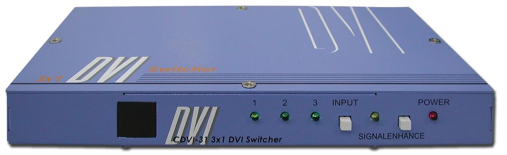 3-in 1- out DVI Switcher