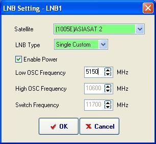 3. Default frequency table in Frequency table setting is assigned only for auto-scan option.