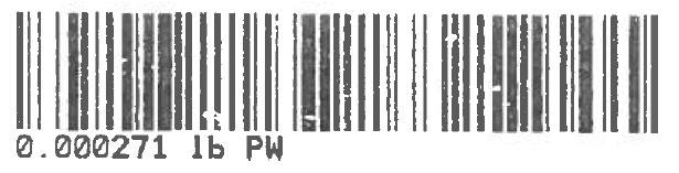 Section 5: Programming Configuration 15. Serial 2 Parity, continued Example: 1. Connect to barcode reader. 2. Scan barcode below: 3. The unit will be set as lb, and Piece Weight will be set as 0.