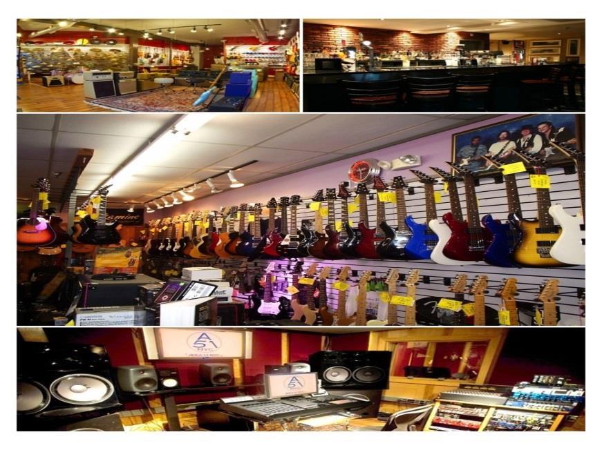 We are a music store located in Paris.