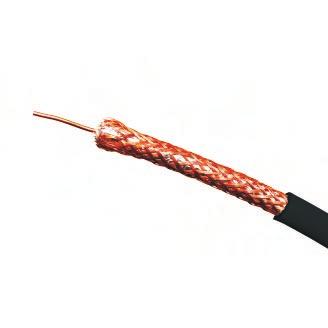 Composite Cable:2*RG6 Quad Shield CCS with 2*Cat6 RG59 Mini Coax,24AWG,95% Braid PVC Jacket 40% Aluminum 60% Aluminum Braid CCS Conductor Dielectric RG59,a specific type of Coaxial