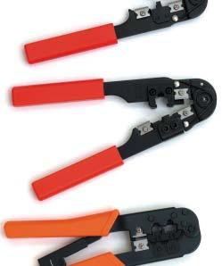Tools vary in size applications from 4-contact handset to 10 position/10 contact sizes.