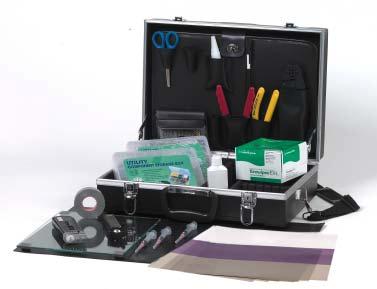 fiber optic termination kit QUEST provides a connectorization kit, which contains the tools and supplies necessary to terminate fiber connectors.