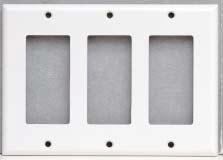 These faceplates are also compatible with QUEST s modular keystone data/voice jack module on page 9.