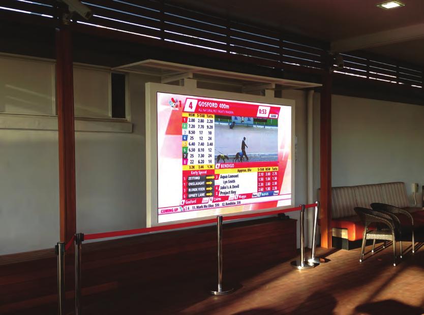In the words of Tere Sheehan We installed a Big Screen on our back entertainment deck in September 2014.