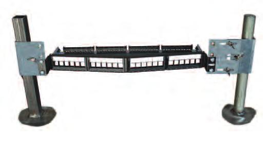 AMP Hi-D Rack System AMP Hi-D Fiber Organizer Drum Plate Designed to handle fiber optic patch cords overlength Can be used in 8" and 12" cable ducts Dimensions: