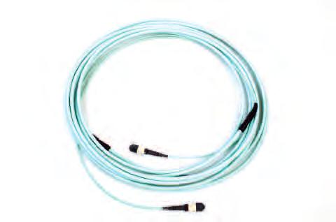 MPO Connector System Pre-terminated MPO Trunk Cable, 12 Fiber (Midi Fan-out) Factory pre-terminated assemblies Cables terminated with high density MPO connectors All cords with protocol, for constant