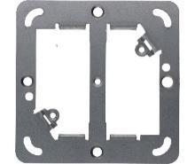 Accessories btv-mmf-1 Metal Mounting Frame A Metal Mounting Frame to host 2 click-in modules what can be installed into a standard flush-mounted box with Ø 60 mm or into the surface-mount Frame