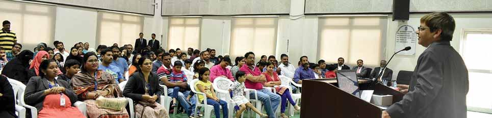 6 GULF TIMES Sunday, May 13, 2018 SIS Junior Section holds orientation for parents The junior section of Shantiniketan Indian School (SIS) recently organised an orientation session for the parents to