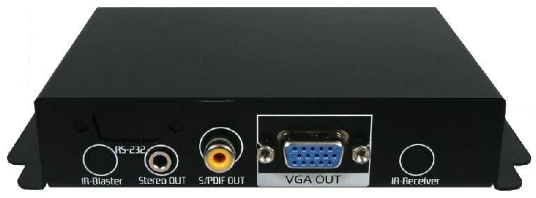 GAIN: Rotary control for gain control of red (R), green (G), and blue (B) color channel respectively CATS-VGA-RX1D 1 2 3 4 5 6 7 8 9 10 1.