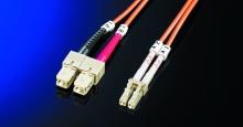 Orange VALUE Fibre Optic Cable 62,5/125µm ST/ST, Orange VALUE Fibre Optic Cable 62,5/125µm ST/ST, Orange VALUE Fibre Optic Cable 62,5/125µm ST/ST, Orange VALUE Fibre Optic Cable 50/125µm LC/LC, Grey