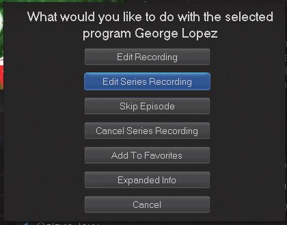Step 1: Pick A Series Recording Locate any program in the series to be recorded. Highlight its listing and press OK.