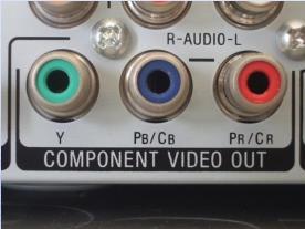 Each color channel is sent as a separate video signal.