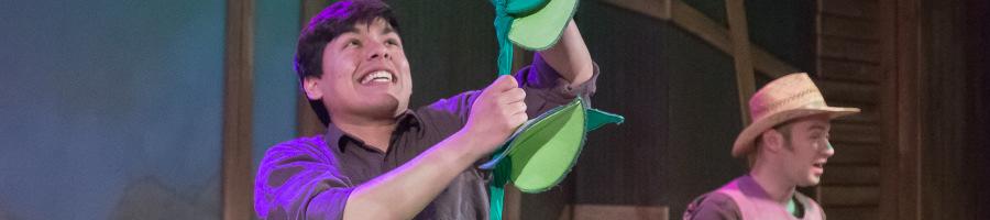 Jake Walker (as the Gardener) in Jack and the Bean Mágico!