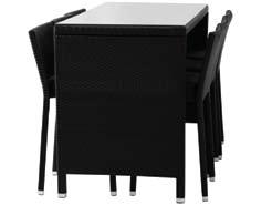 00NZD CAFE SETTING 4x Wicker Cafe Chairs 1x Wicker Cafe Table $210nzd IT S BLACK and WHITE Choose between Black or White cushions to compliment your setting