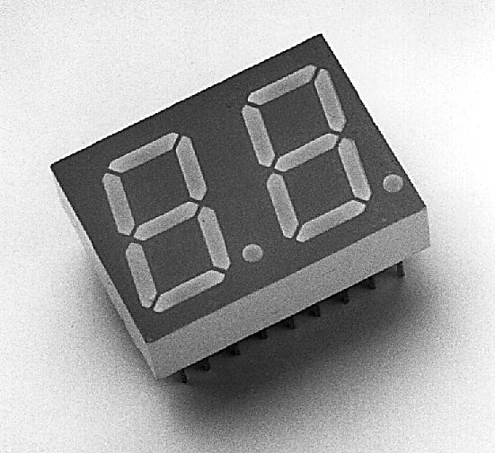 HDSP-52xE Series HDSP-52xG Series HDSP-52xY Series 14.2 mm (0.56 inch) General Purpose Two Digit Seven Segment Displays Data Sheet Description These 14.2 mm (0.56 inch) two digit displays use industry standard size and pin-out.