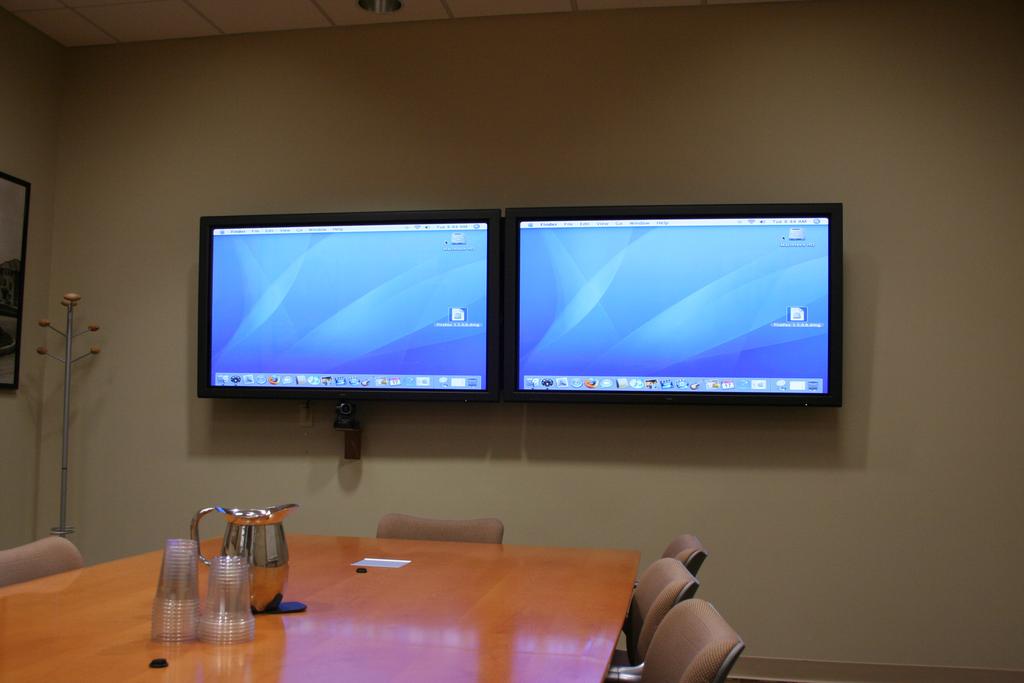 Trinity User Guide The Trinity Conference Room has the capability to provide the following meeting services: Audio + Video Conferencing - IP based video conferencing is available utilizing the