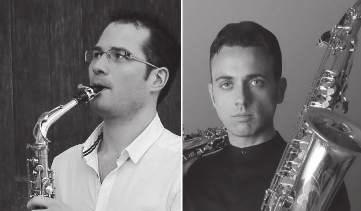 11:30 STUDENT CENTRE MM Center SiKé Duo Basilio Merlino, saxophone Francesco Paolo Barbaria, saxophone Stefano Gervasoni (1962): Odoi for two soprano saxophones Giuseppe Mazzamuto (1988):
