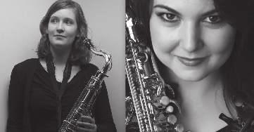 wednesday 11/07 /2018 STUDENT CENTRE Theatre &TD Big Hall Erin Royer and Jenni Watson STUDENT CENTRE Theatre &TD Semicircular Hall YMD Duo wednesday Erin Royer, saxophone Jenni Watson, saxophone