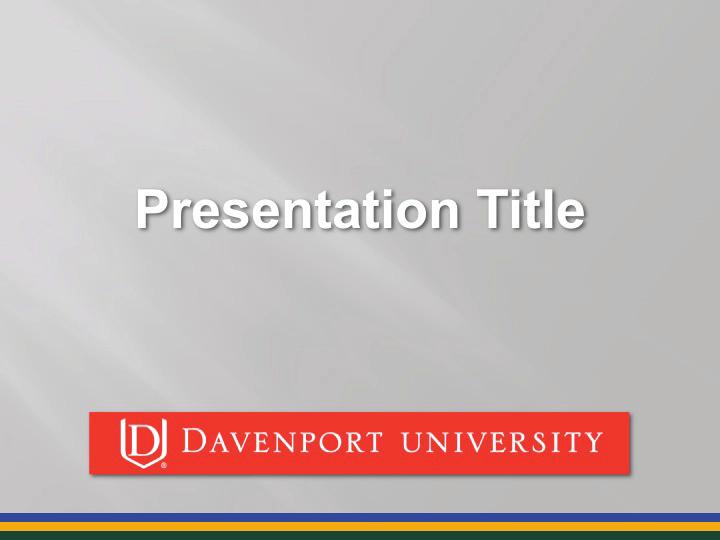 PowerPoint Templates General