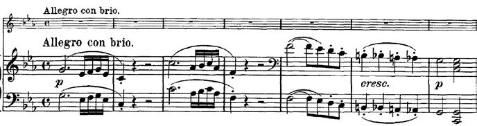 symphony, Piano Piano Beethoven: Sonata no. 7 for Piano and Violin, op.