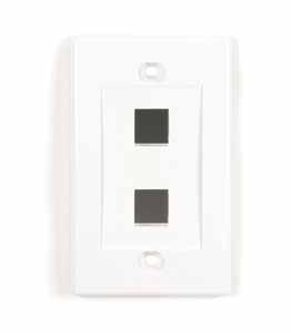 COMPLETE YOUR WALLPLATES WALLPLATES Premium Wallplates Size Single-Gang Single-and Double-Gang Colors 2 3 Ports 1-4 1-12 Label Holders No Yes WPWH-2 BLACK BOX CONNECT WALLPLATES Ivory 1-Port WPIV-1