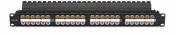 SpaceGAIN / High-Density eed-through Patch Panels it 48 ports into only 1U of rack space and no punchdowns needed!