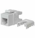 97 RJ25 6-Position, 6-Conductor Telephone Keystone Insert ONQWP3473WH This RJ25 keystone insert supports