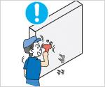 Installation Related Warning Avoid placing burning candles, mosquitorepellent or cigarettes on