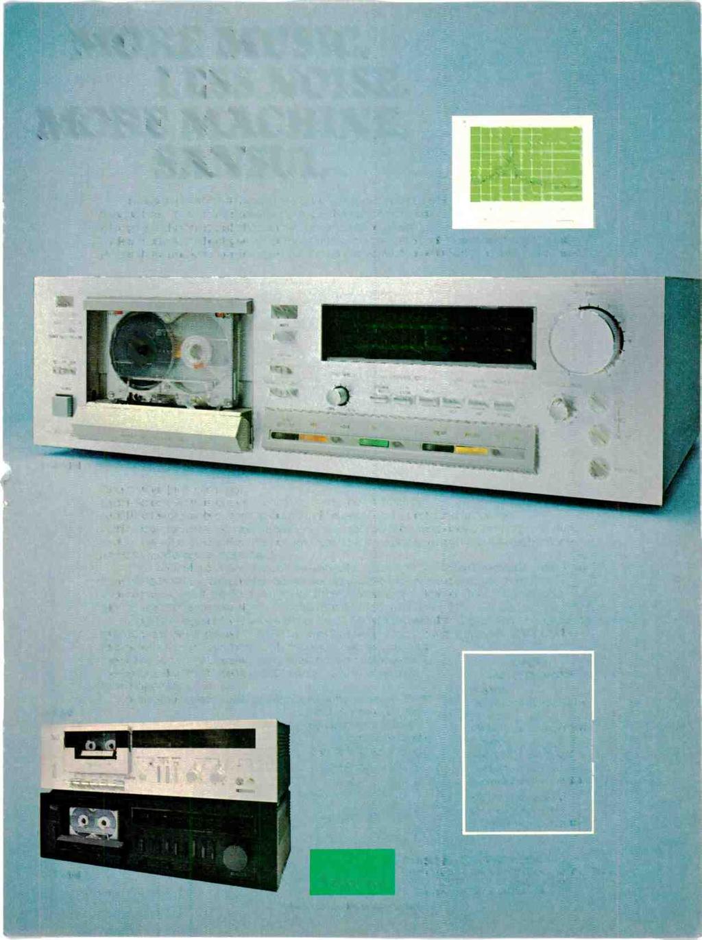I MORE MUSIC. LESS NOISE. MORE MACHINE. SANSUI. Noise is a thief. It robs you of the quality of music you are e 111I.