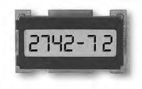 Time meter LCD Hour Meter Module 94 RoHS 6-digit display, 6 mm [0.