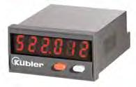 Tachometer /Frequency meter Frequency meter/tachometer CODIX 522 Fast High Rate Accuracy System (HRA) Display scaleable /min or /sec DC 0.