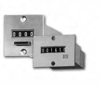 Display counter electromechanical Totaliser BK 4 and BK 6 with and without reset BK 4, 4-digit totaliser with manual reset BK 6, 6-digit totaliser without reset Very high operating life (200 Mio.