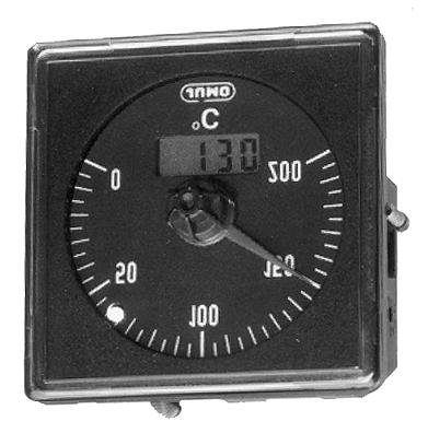 com Temperature controller with digital indication for use with resistance thermometers and thermocouples Series 8650 Bezel: 48 x 48mm, 74 x 32mm, 72 x 72mm Case size: 60mm dia.