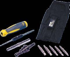 Coax Crimp Tools, Wire Strippers, Wiring Kit 30-502 Ratchet Crimpmaster RG-58/59 BNC Crimper Interchangeable die sets Crimps