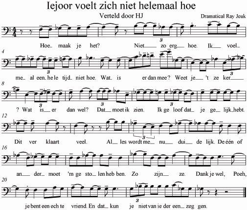 162 Maartje Schreuder We find some thirds on stressed syllables, however, which appear to be major thirds: the interval G# E between lo and ie in Hallo iedereen hello everyone, and the interval C# A