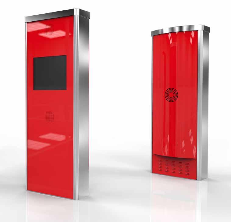 advertising includes two Xtreme Outdoor Displays Order Confirmation Kiosk Designed