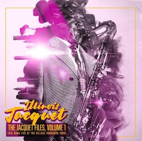 What to me is an attractive cover launches a series of performances by Illinois Jacquet and His 15-piece Big Band from Squatty Roo Records.