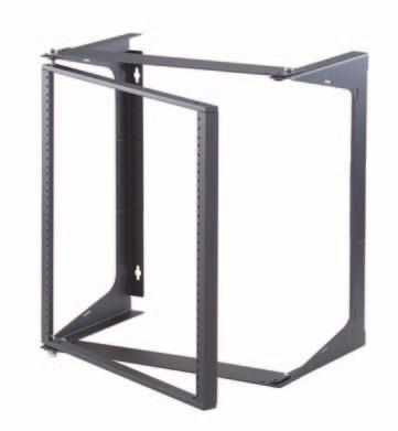 OR-19-21-T12DB OR-HFM-19-2 Wall Mount Racks and Brackets OR-19-21-T25D OR-19-35-T25D OR-19-48-T25D Swing-EZ Wall Racks, 21.00 H x 19.