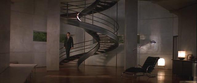 Both in film and architecture, the change of view angles, perspective, movement in